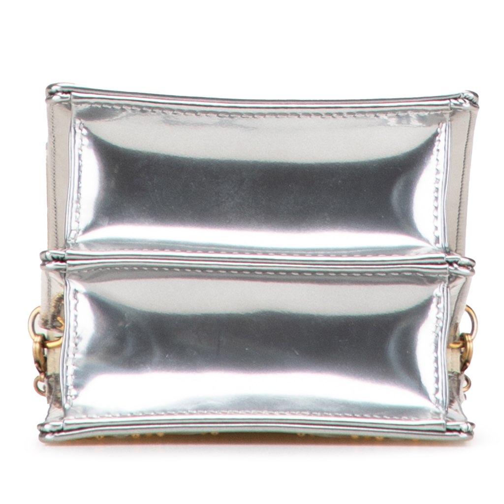 Dior Metallic Studded Calfskin Vertical Diorama - Image 6