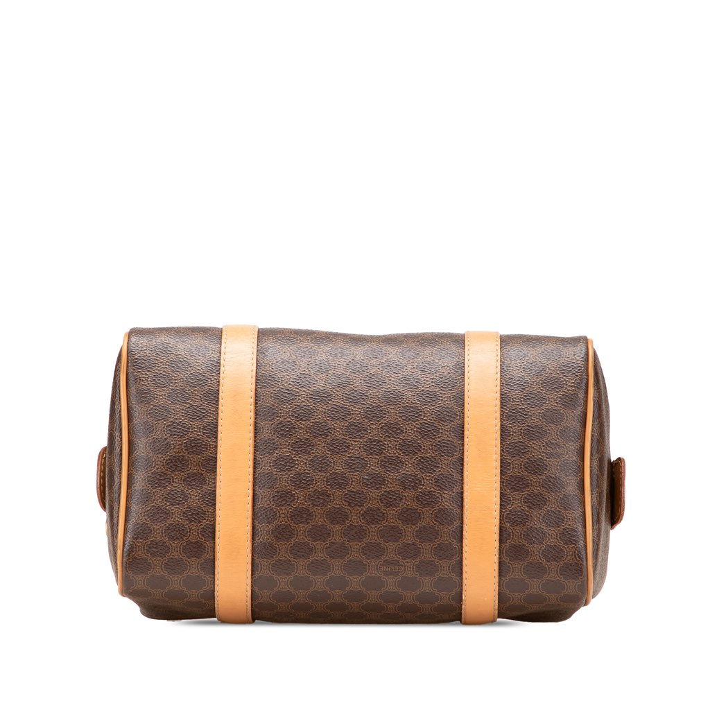 Celine Macadam Coated Canvas Boston Bag - 3