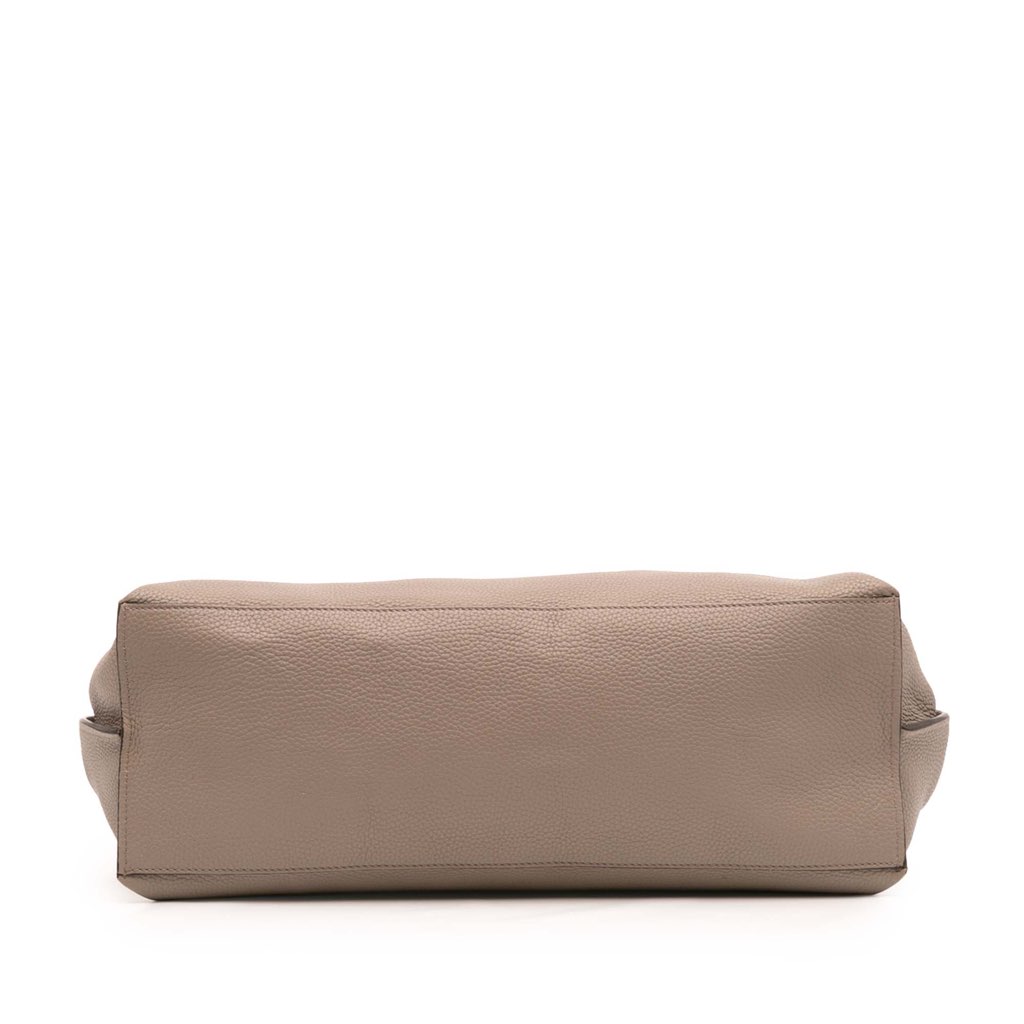 Gucci Large Leather Bamboo Daily Satchel - Image 6