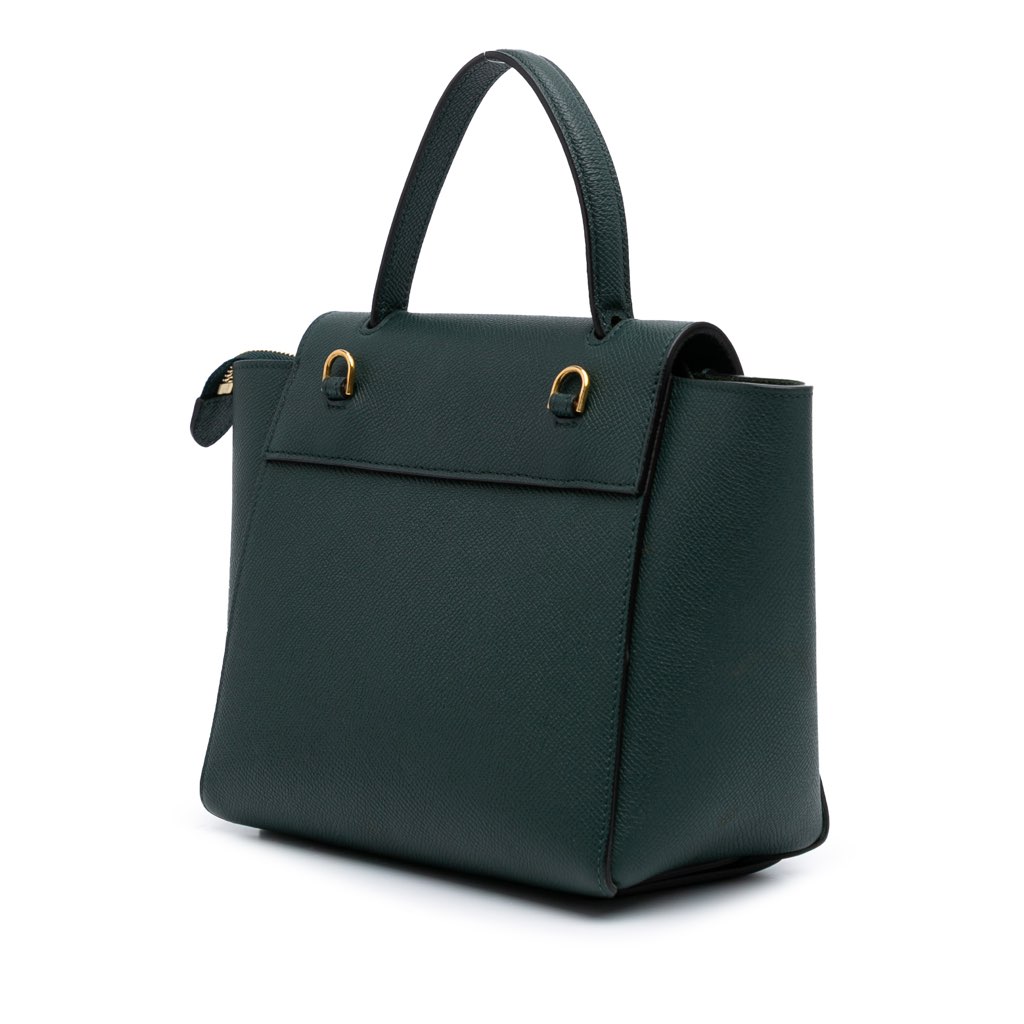 Celine Nano Grained Calfskin Belt Bag - Back view