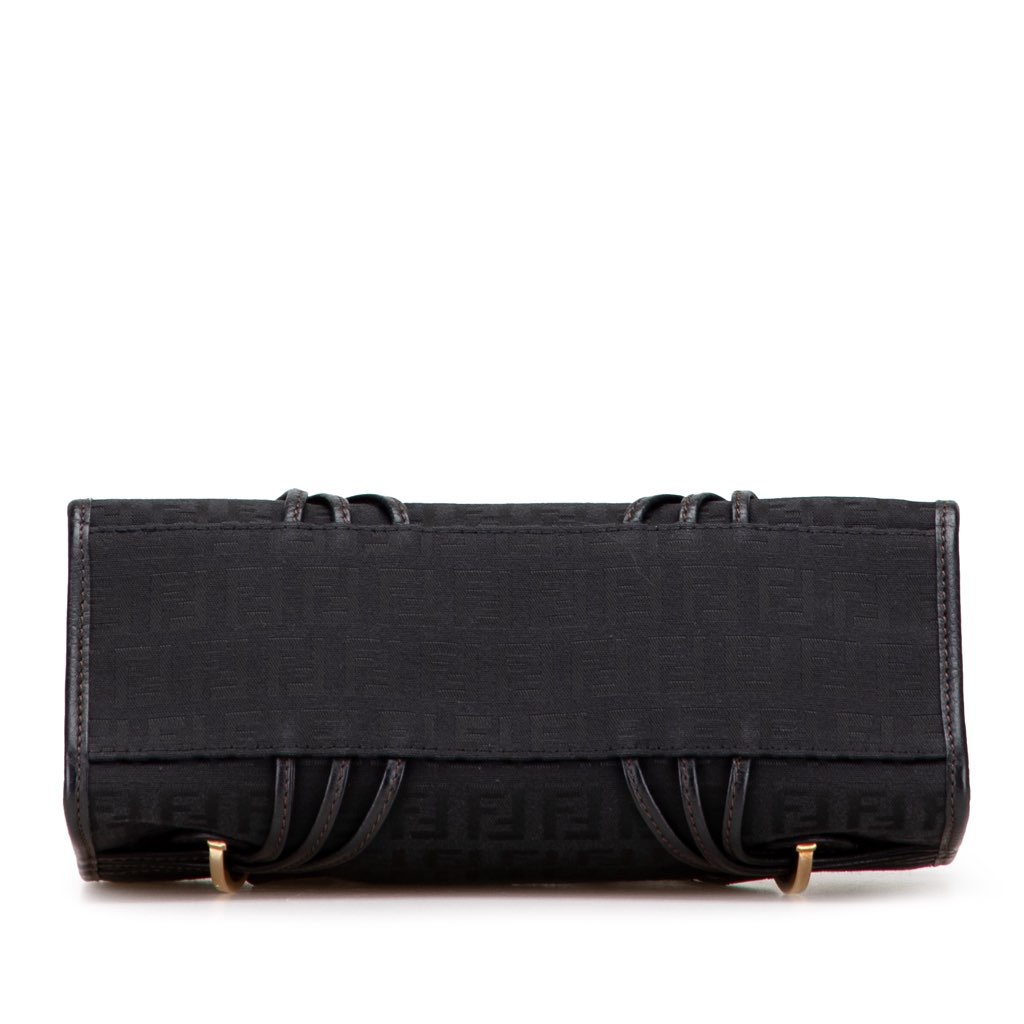 Fendi Zucchino Canvas Handbag - Image 6