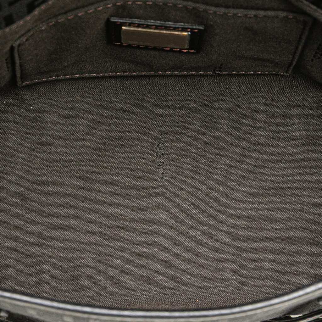Fendi Zucchino Canvas Handbag - 4