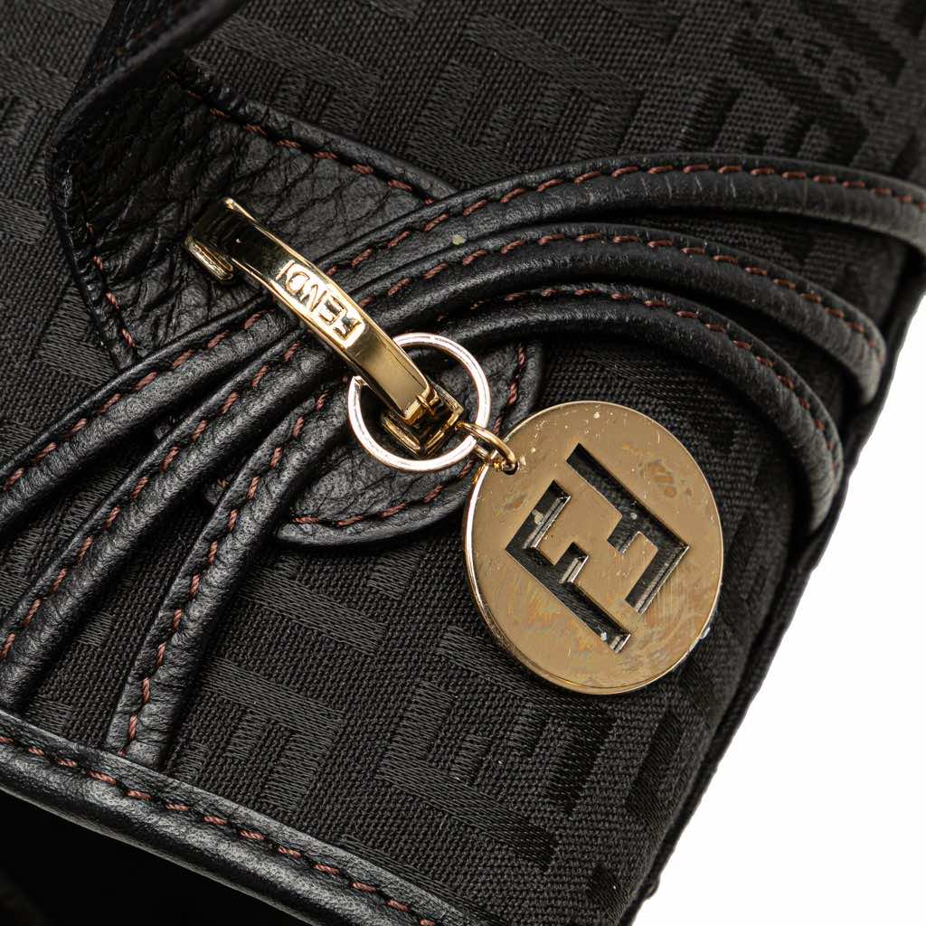 Fendi Zucchino Canvas Handbag - Detail 2