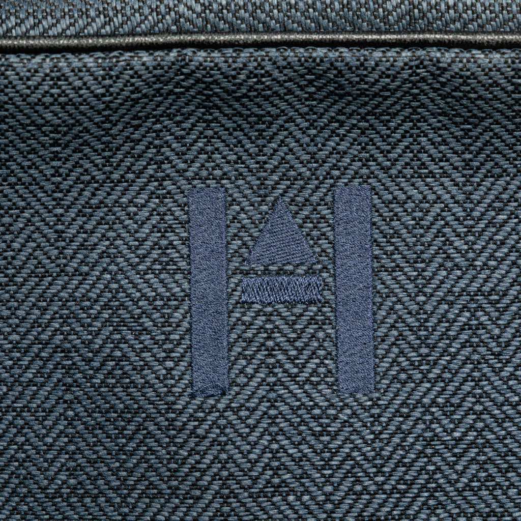 Hermès Toile Globe Trotter Pouch MM - Side view