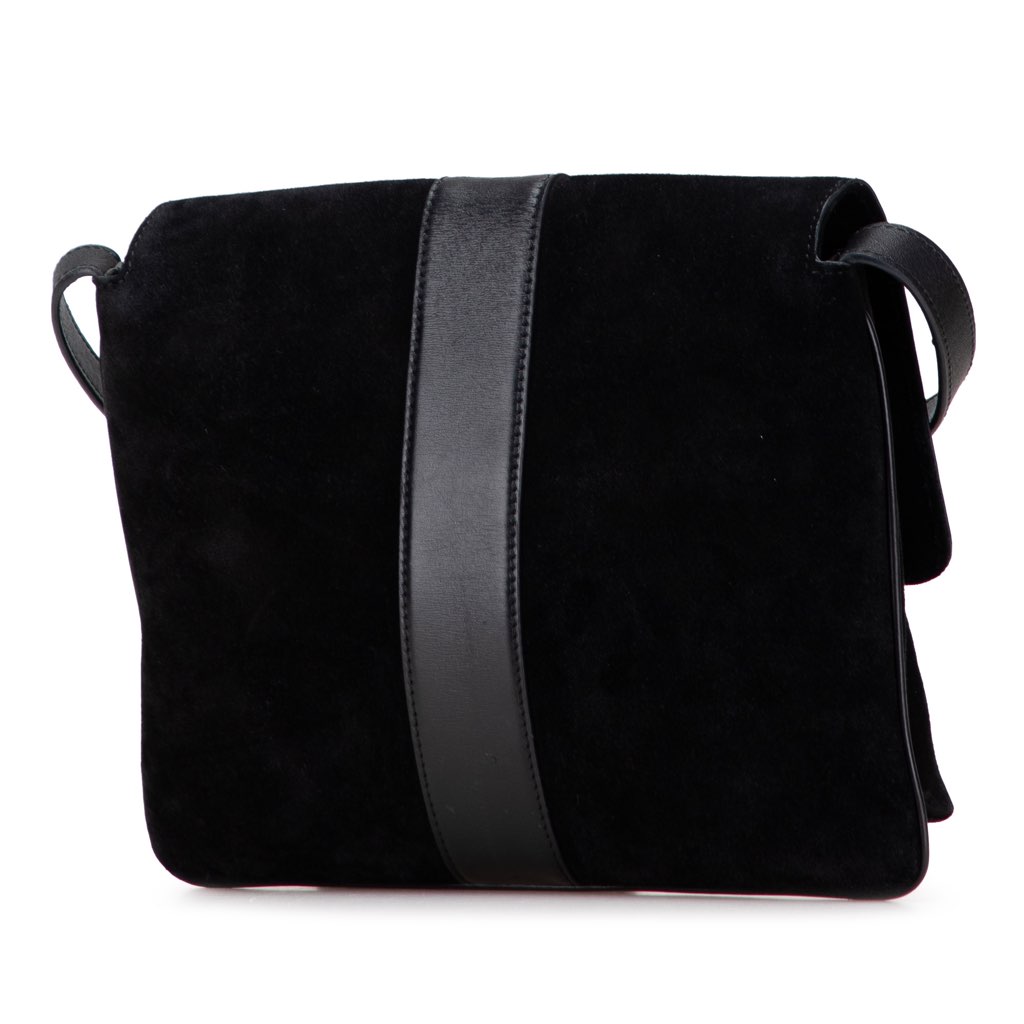 Gucci Medium Suede Arli Crossbody - Back view