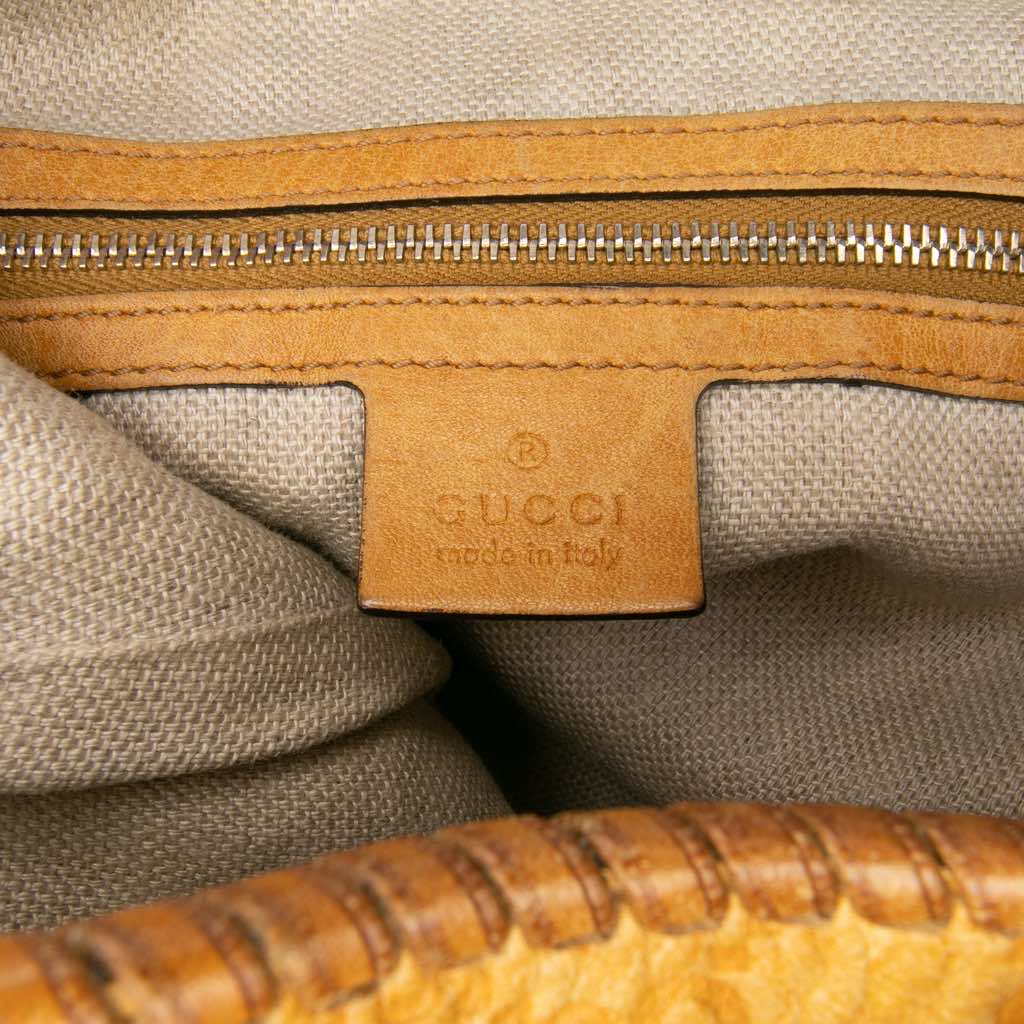 Gucci Large Guccissima New Jackie Satchel - 5