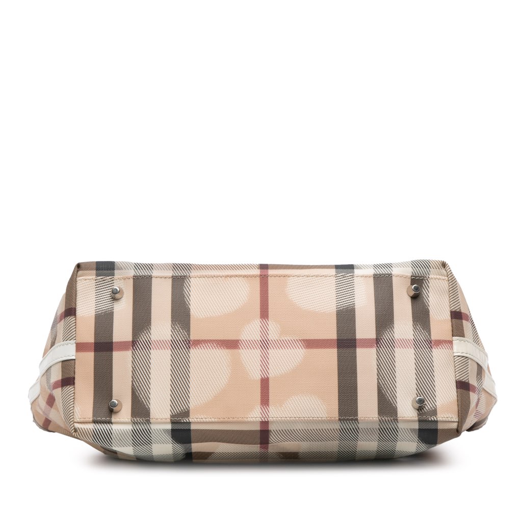 Burberry House Check Coated Canvas Hearts Gracie Tote - Image 6