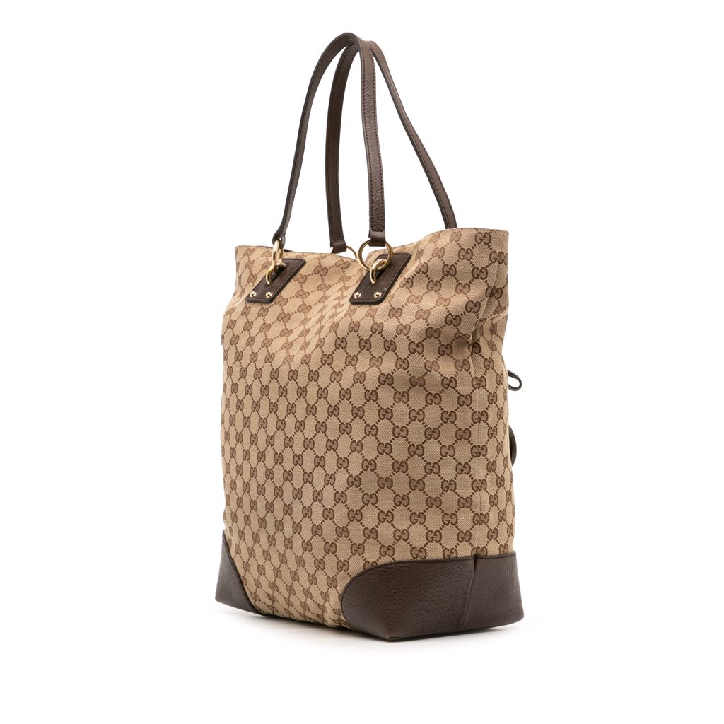 Gucci Large GG Canvas GG Charm Tote - 2