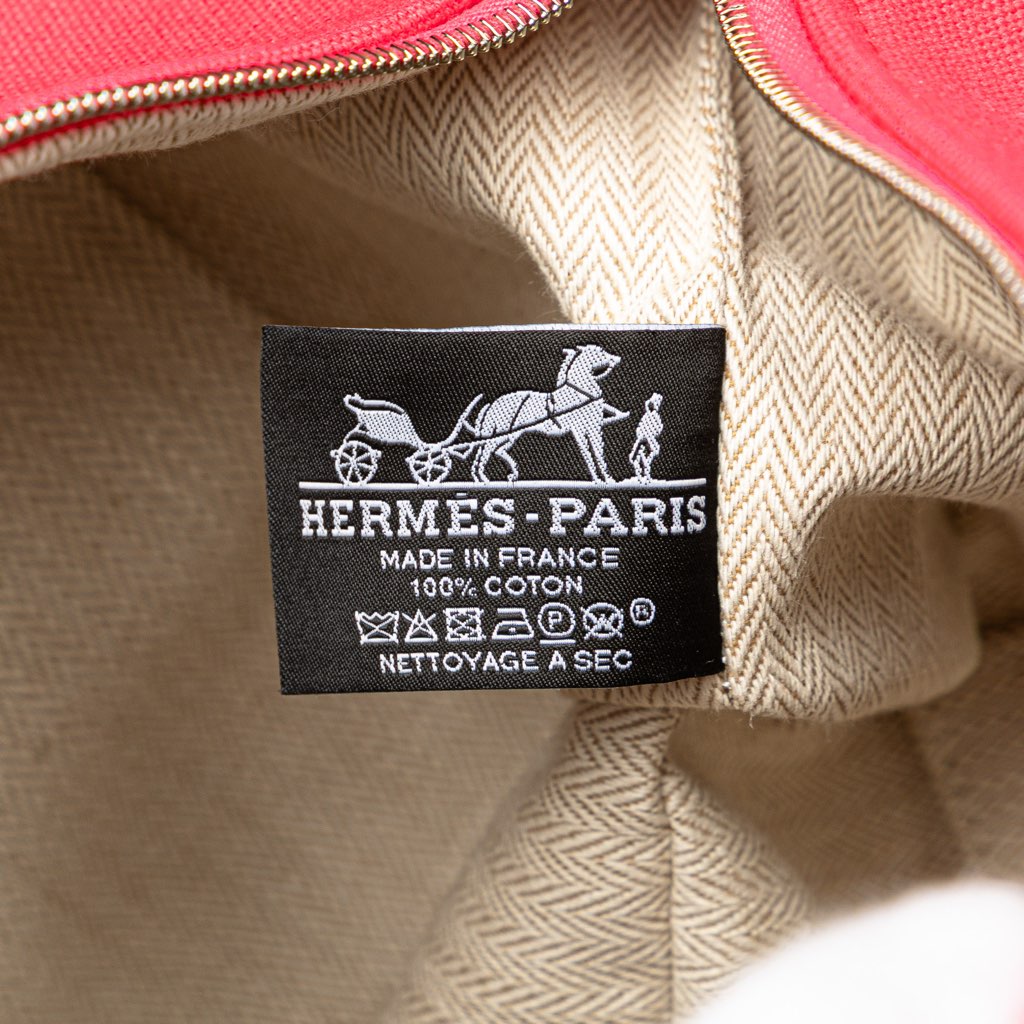 Hermès Large Canvas Bride A Brac - Side view