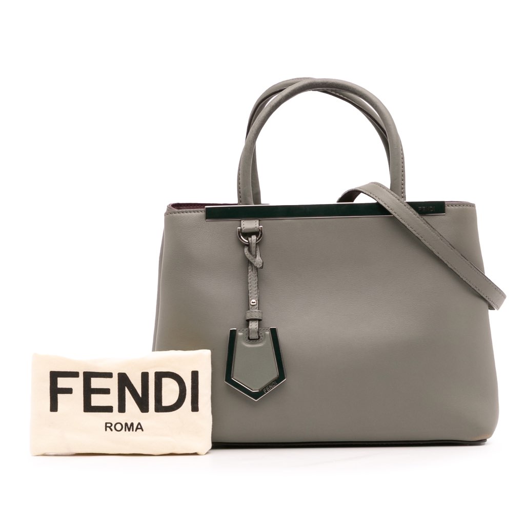 Fendi Petite Leather 2Jours Satchel - Image 16