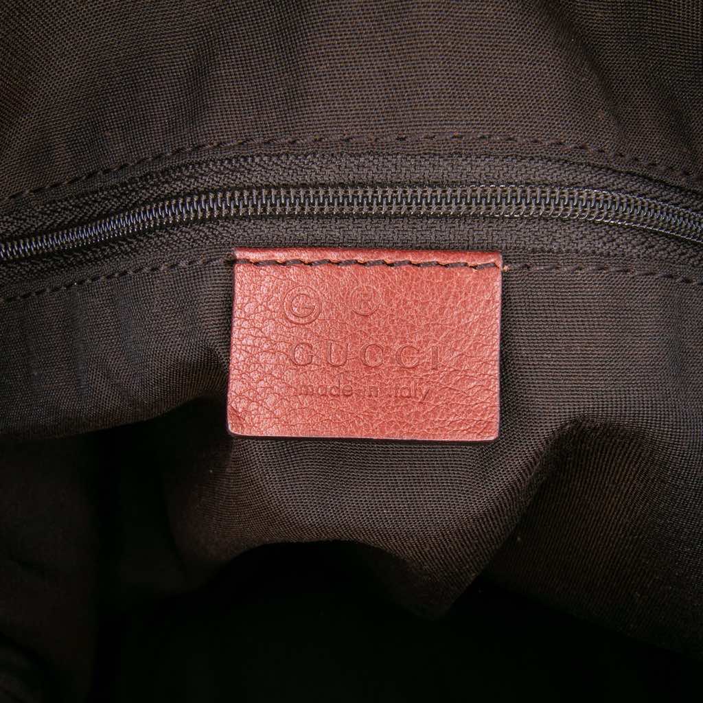 Gucci Guccissima Tender Bamboo Bar Tote - Side view