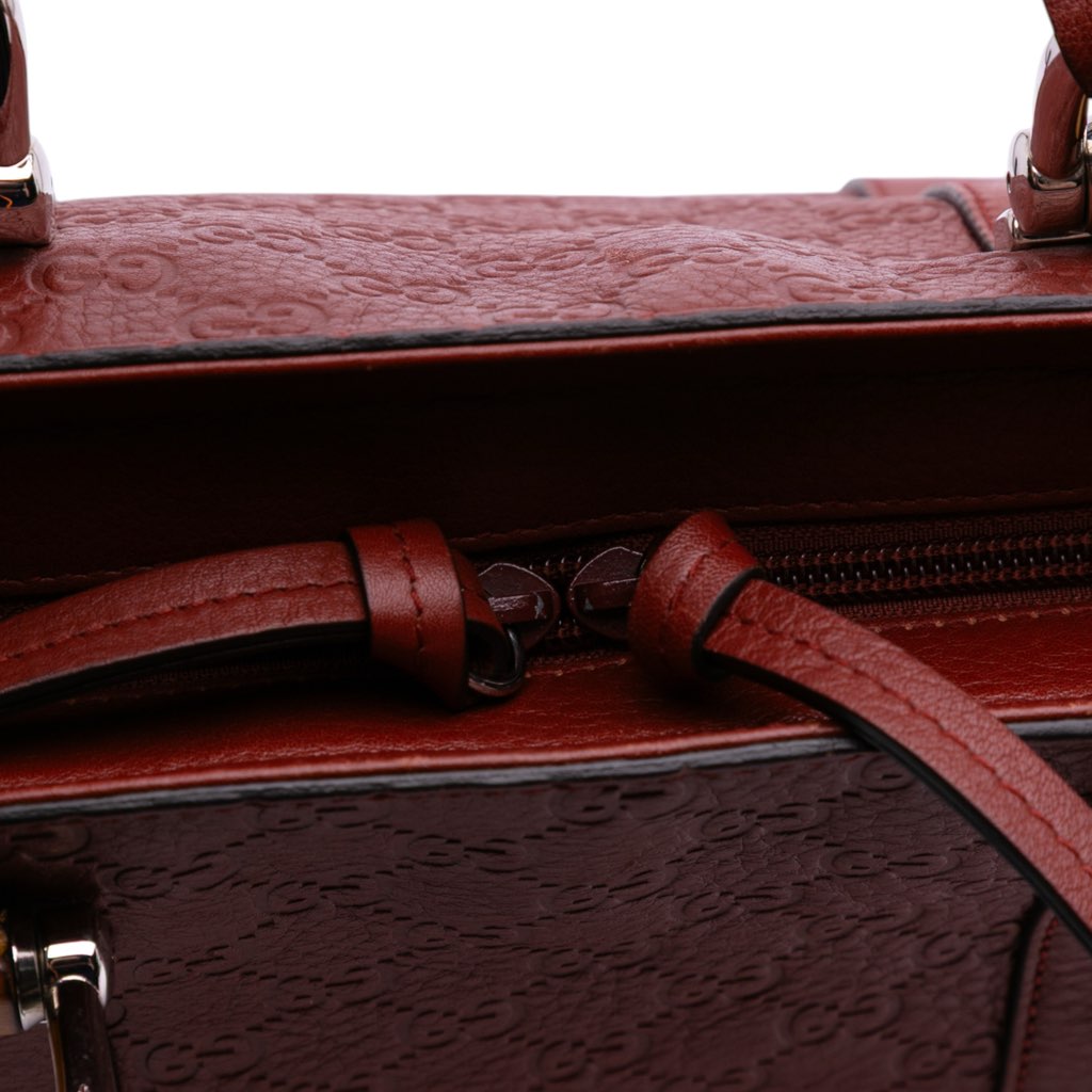 Gucci Guccissima Tender Bamboo Bar Tote - Image 11