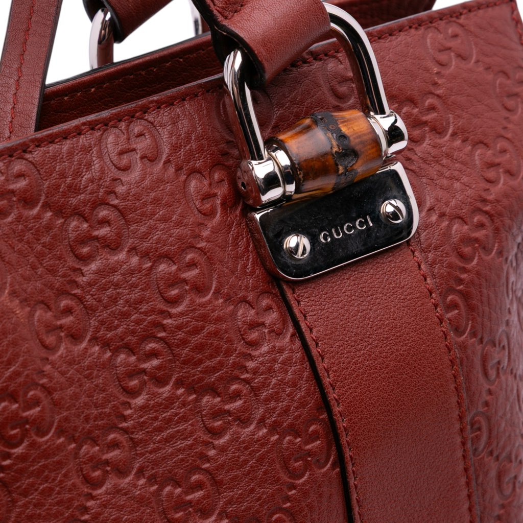 Gucci Guccissima Tender Bamboo Bar Tote - Image 12