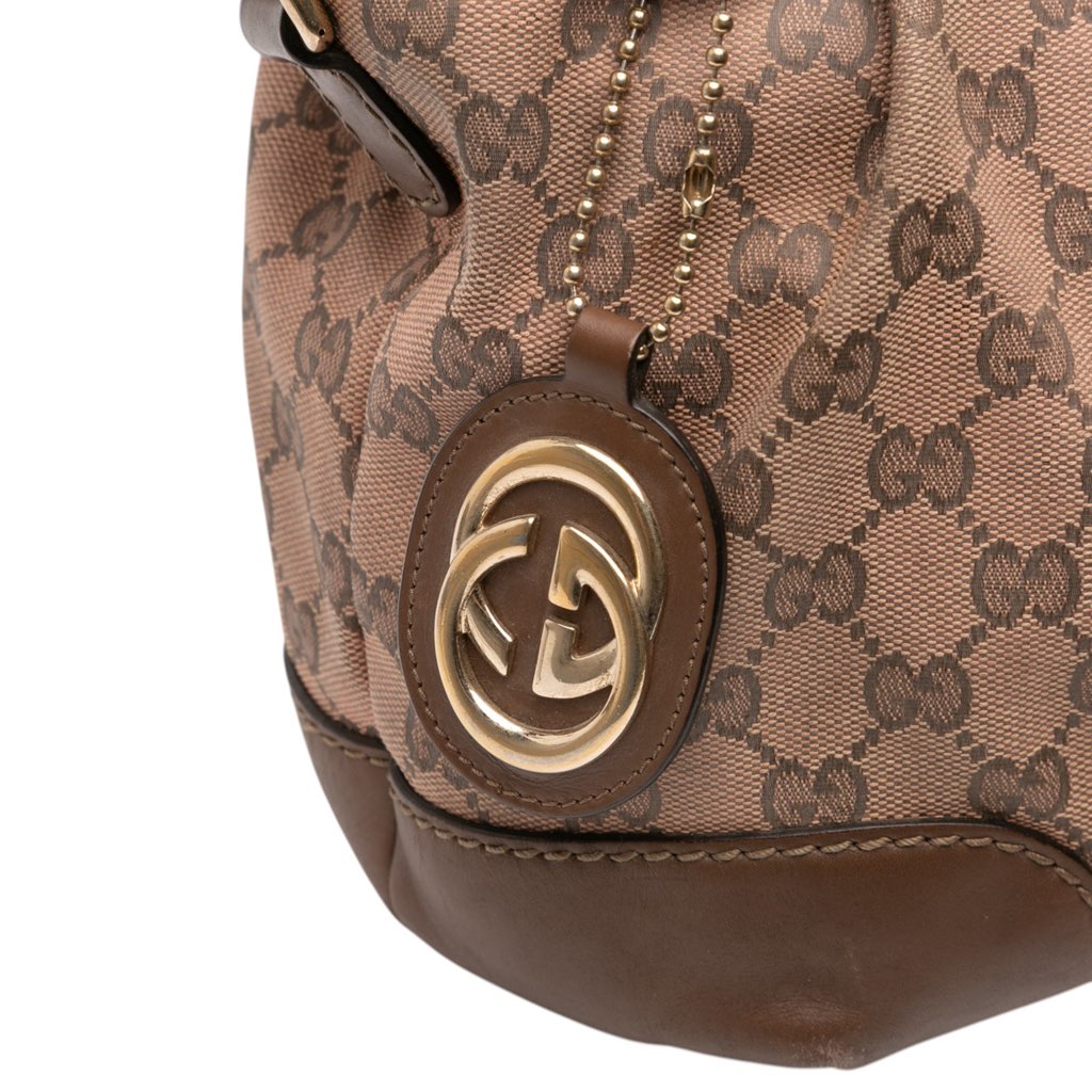 Gucci GG Canvas Sukey Satchel - Detail 2