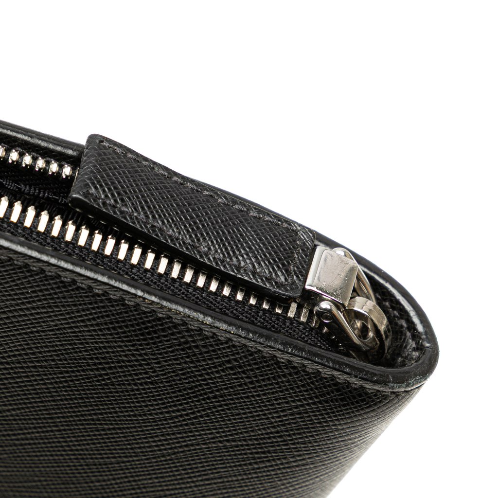 Prada Saffiano Zip Around Portfolio - Image 10