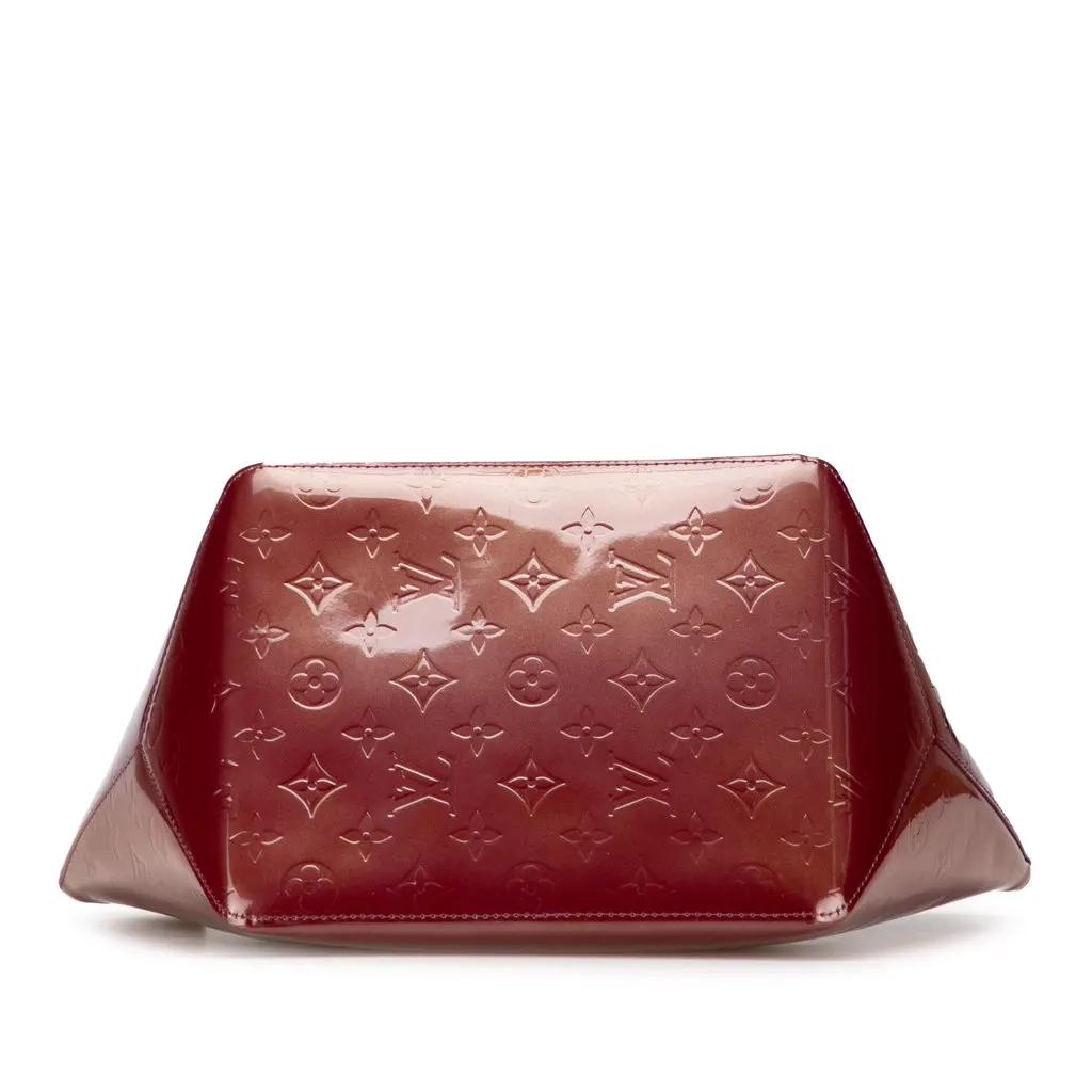 Louis Vuitton Monogram Vernis Bellevue PM Red Leather Very good - Inside View