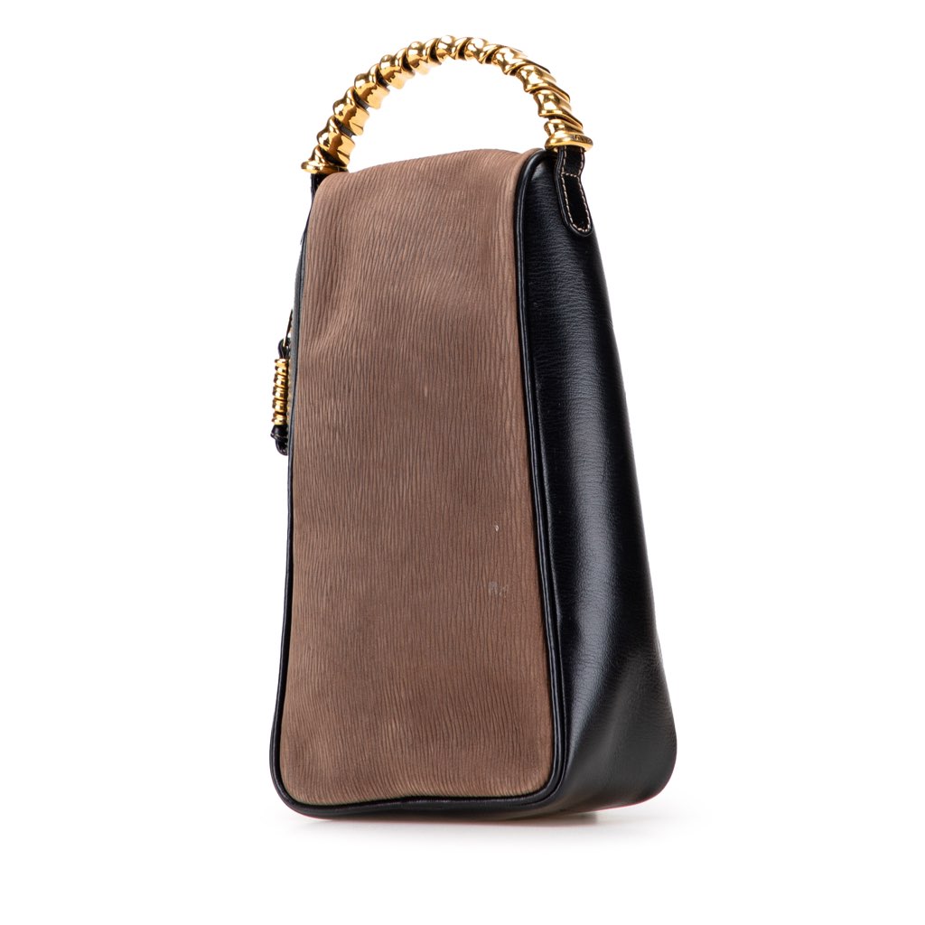 Loewe Leather Velasquez Twist Top Handle Bag - 2