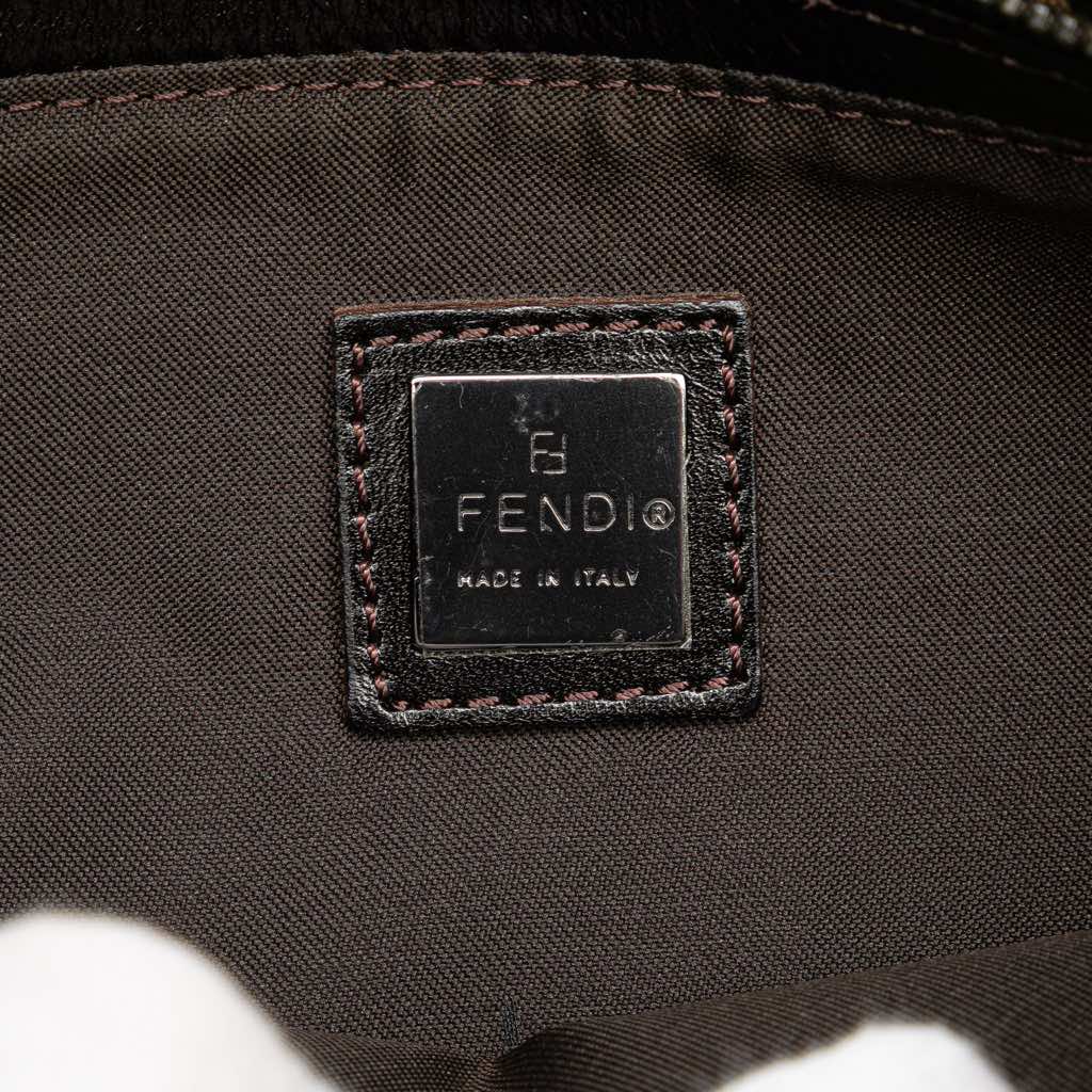 Fendi Zucchino Canvas Pochette - 5