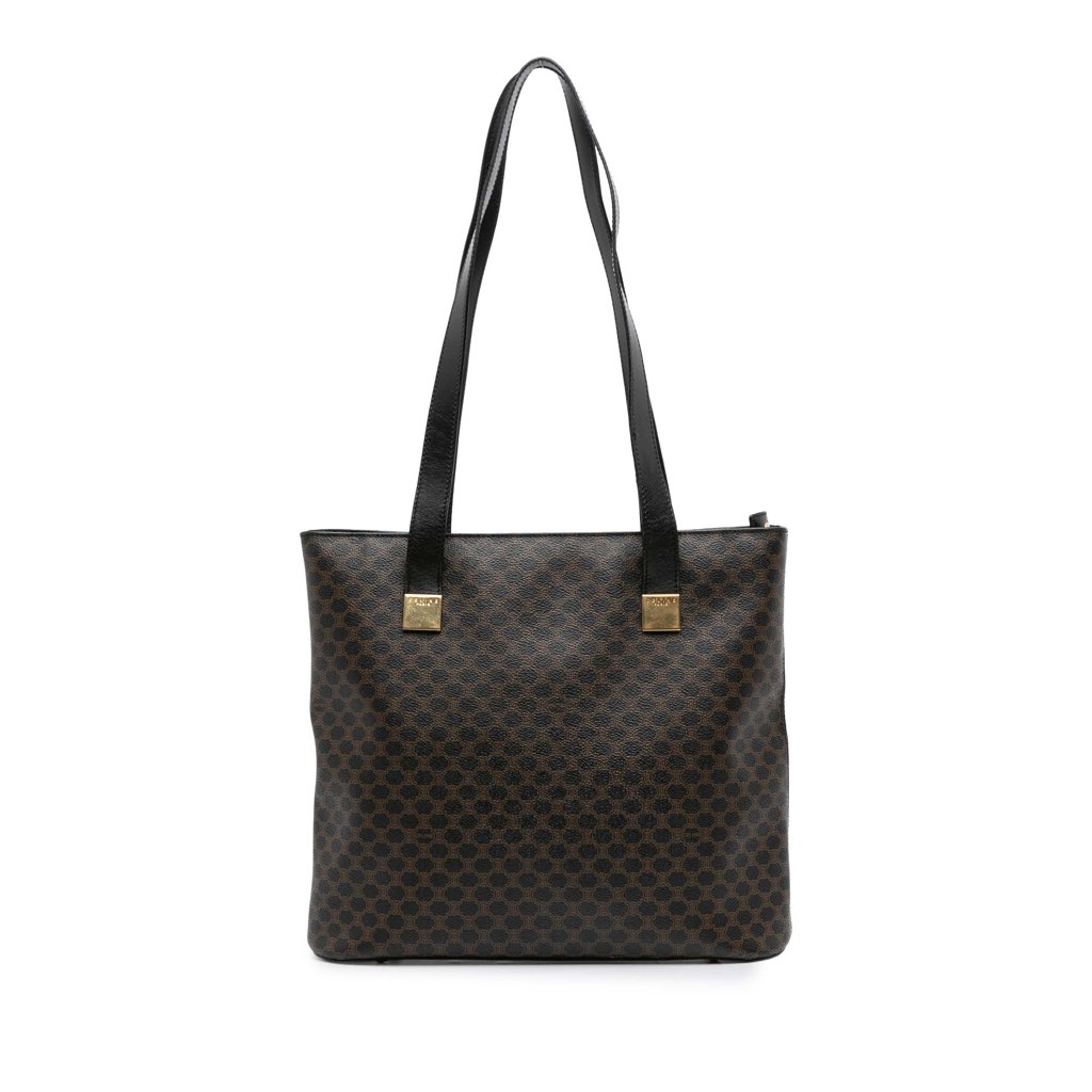 Celine Macadam Coated Canvas Tote