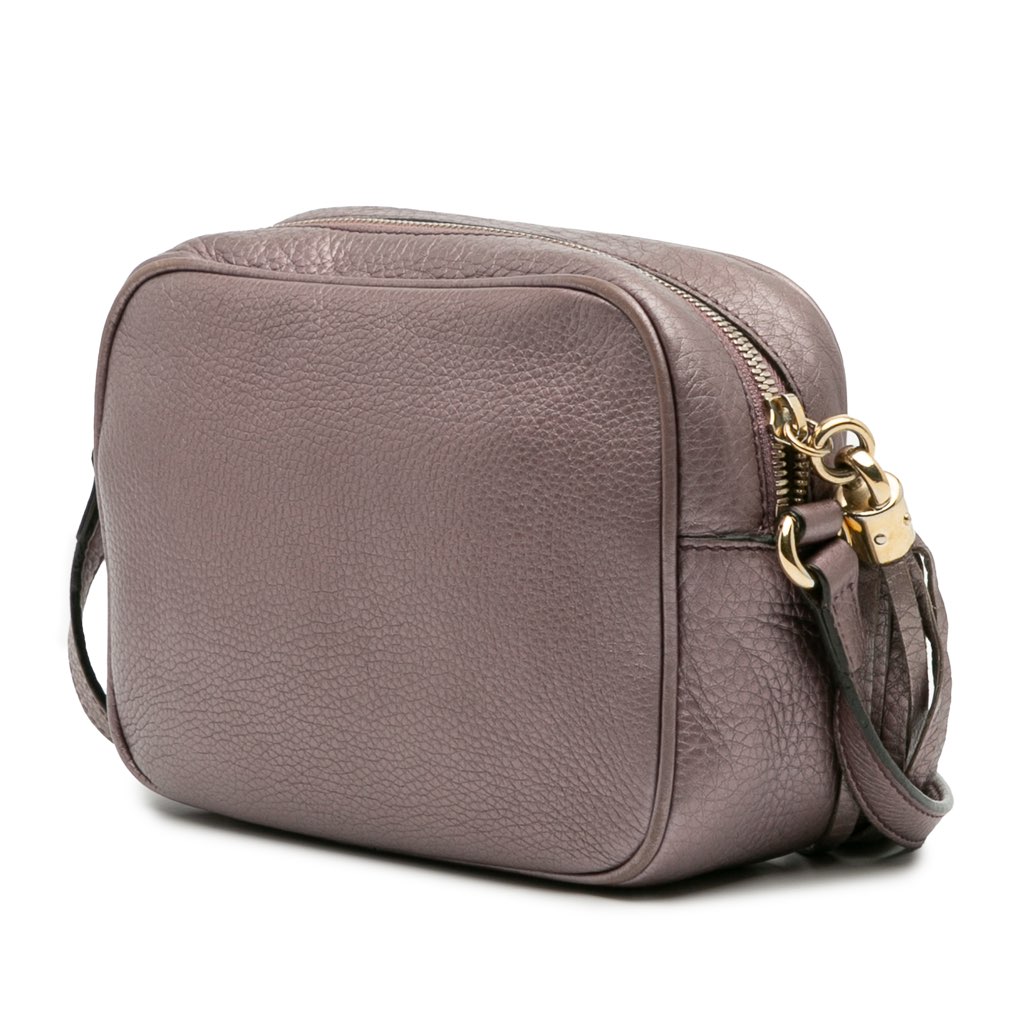 Gucci Metallic Leather Soho Disco Crossbody - 2