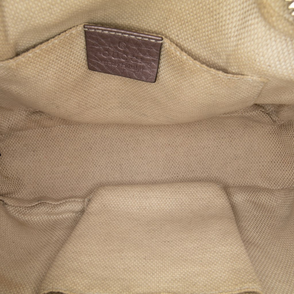 Gucci Metallic Leather Soho Disco Crossbody - 4