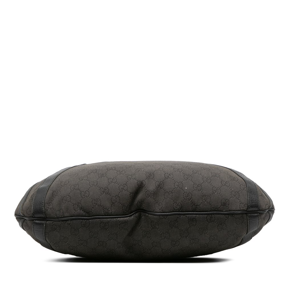 Gucci GG Denim Abbey D Ring Satchel - Image 6