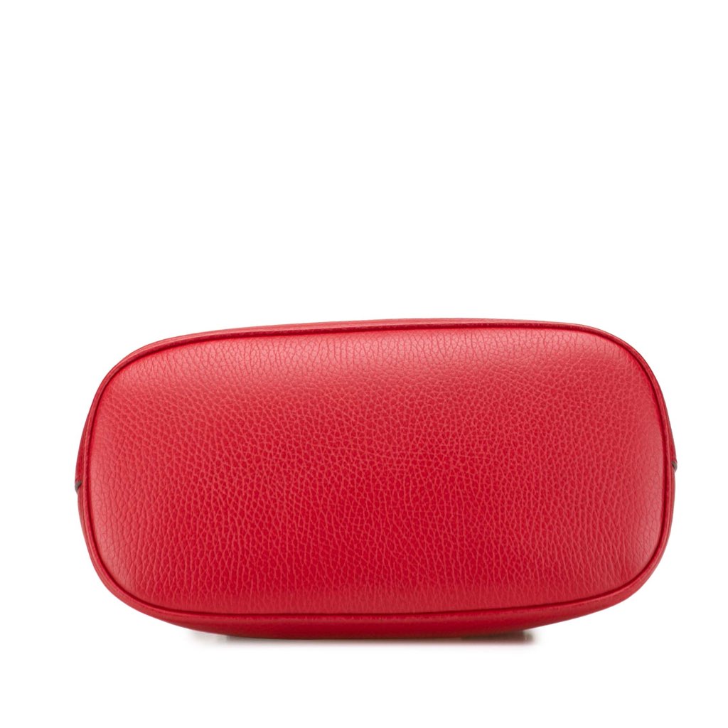Gucci Mini Leather GG Charm Dome Satchel - Image 6