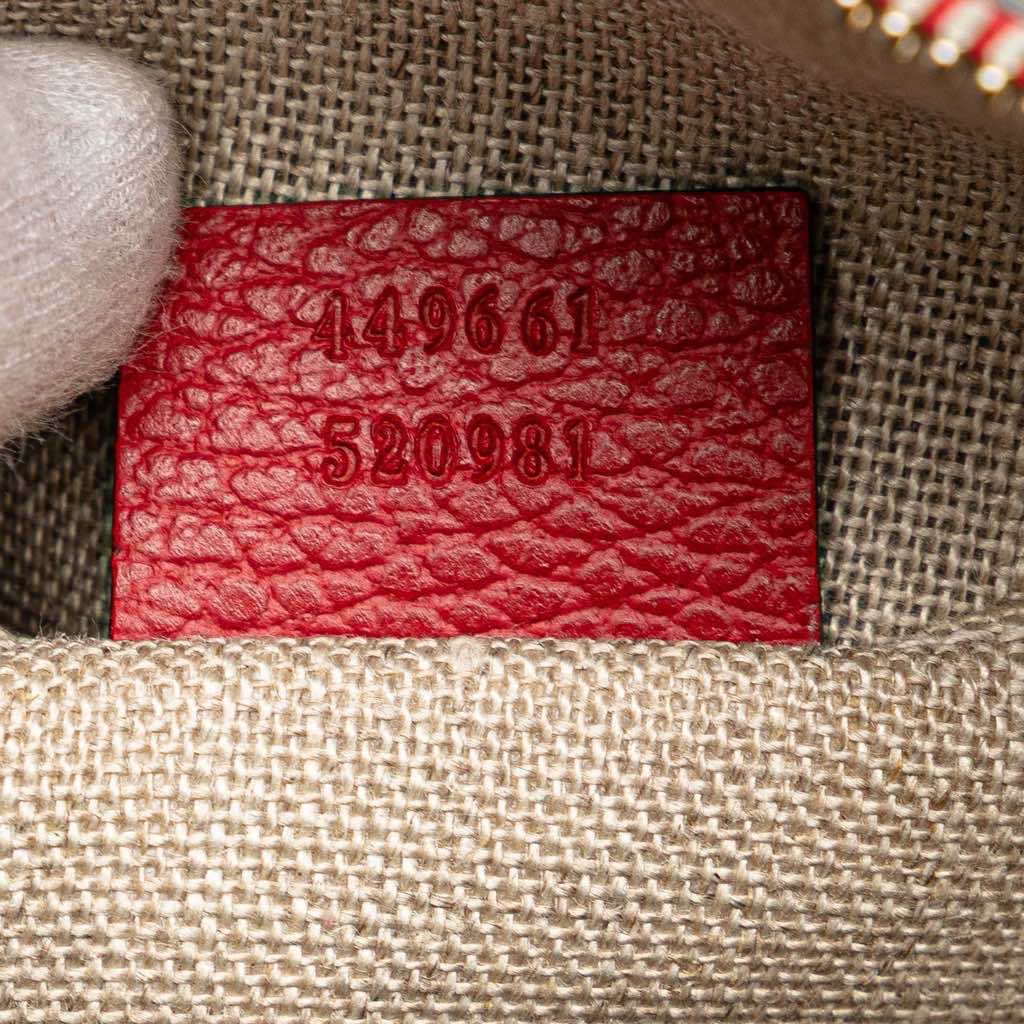 Gucci Mini Leather GG Charm Dome Satchel - Detail 1