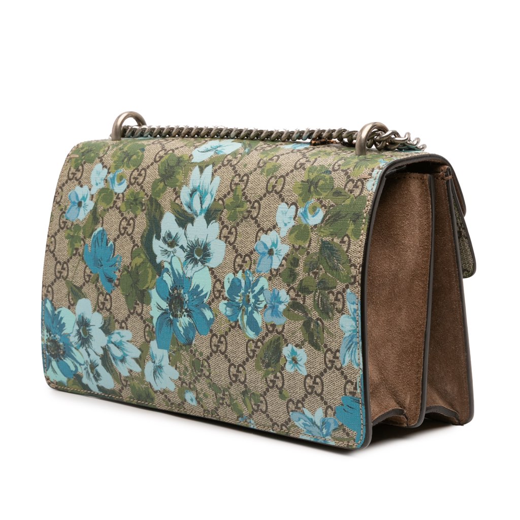 Gucci Medium GG Supreme Blooms and Bee Dionysus Shoulder Bag - 2