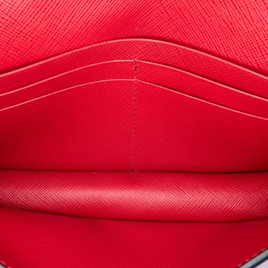 Prada Saffiano Heart Print Wallet on Chain - 4