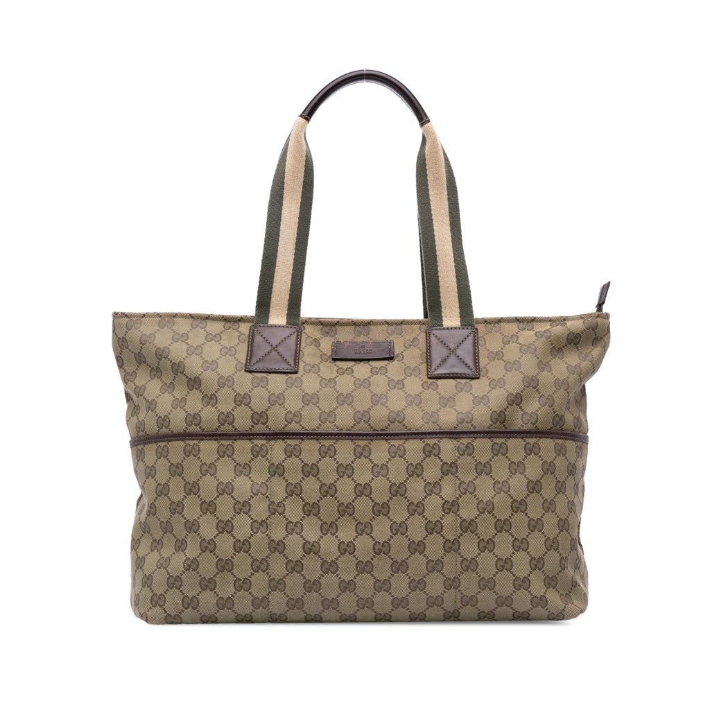 Gucci GG Canvas Web Tote