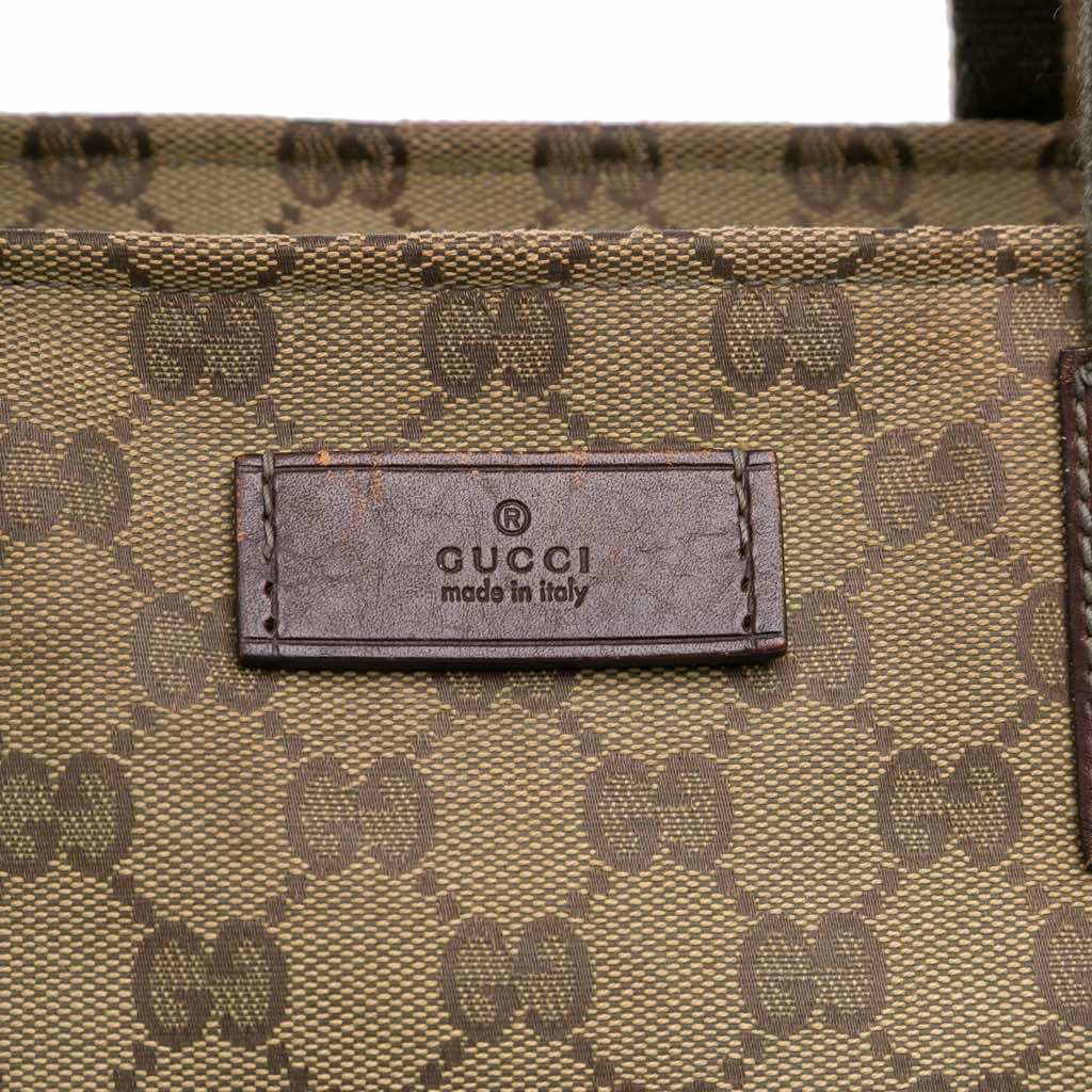 Gucci GG Canvas Web Tote - Side view