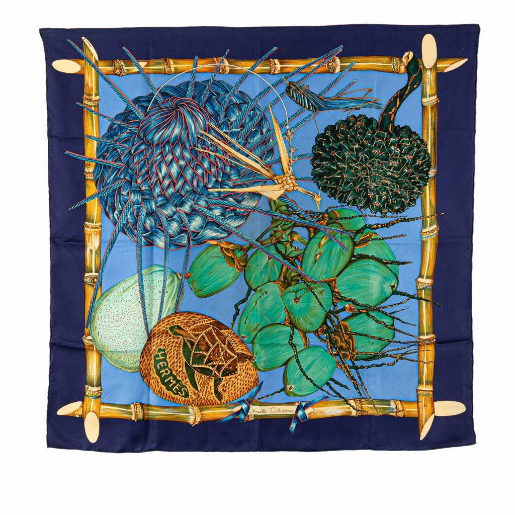 Hermès Nouvelle Caledonie Silk Scarf