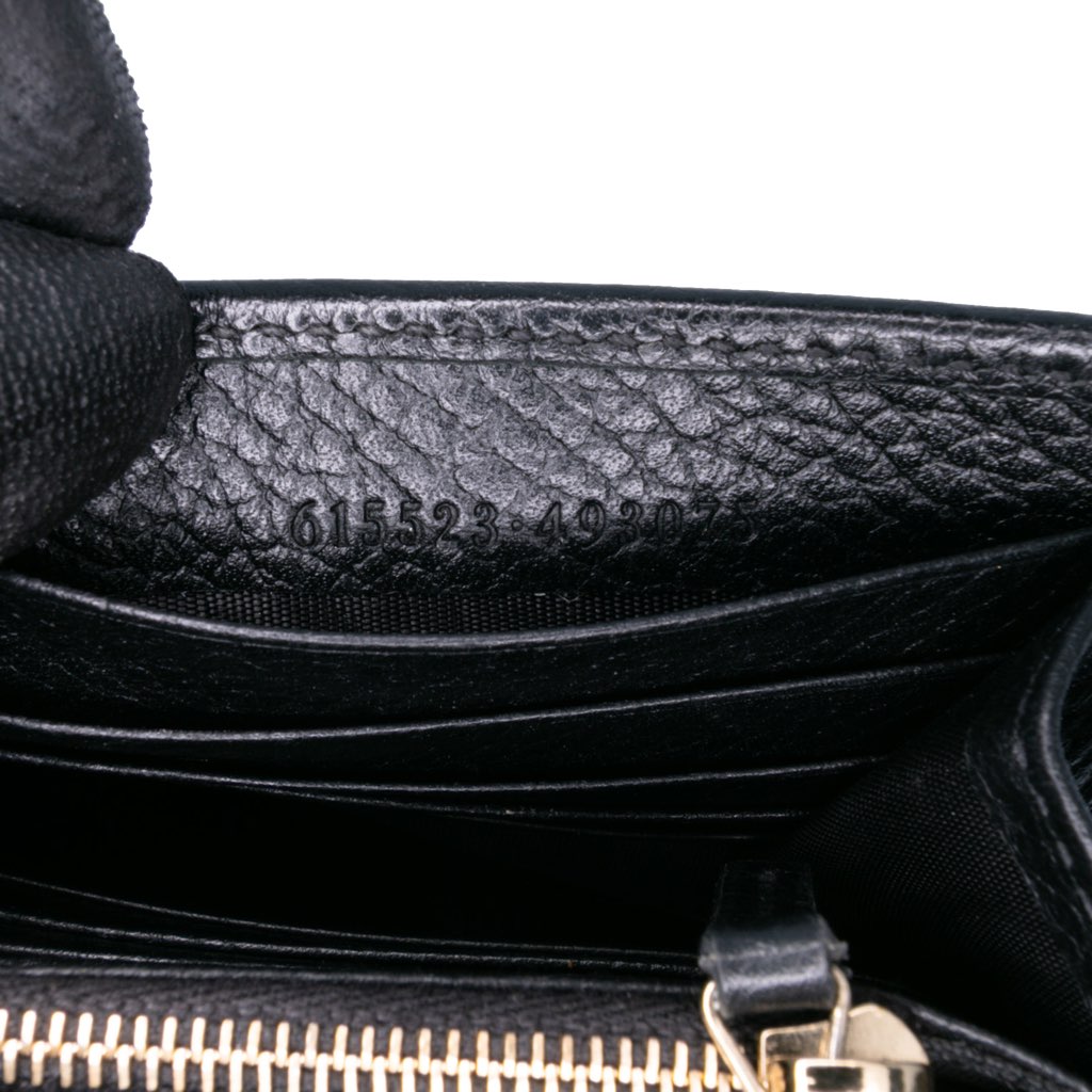 Gucci Interlocking G Dollar Calfskin Wallet on Chain - 5