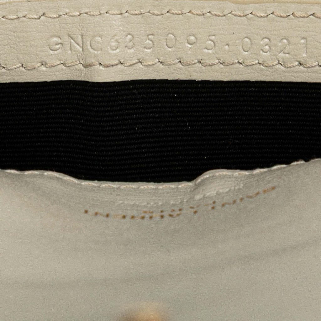 Saint Laurent Smooth Leather Cassandre Phone Holder - Detail 1