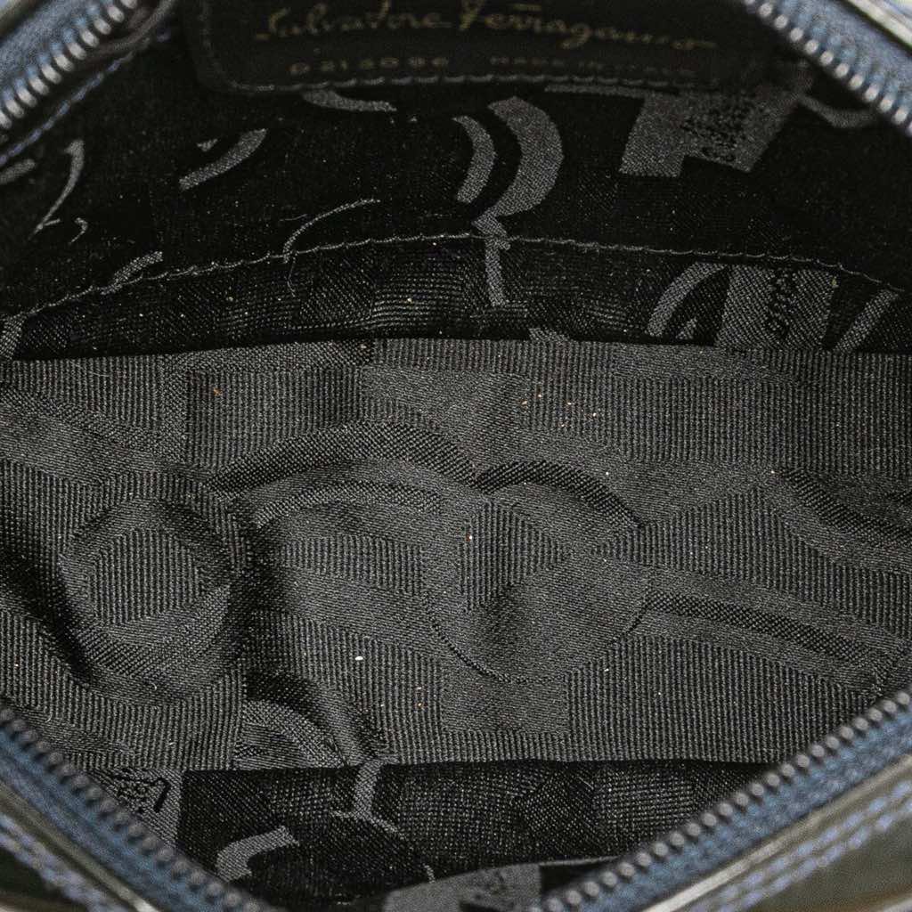 Salvatore Ferragamo Patent Vara Crossbody - 4