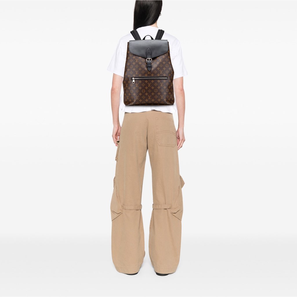 Louis Vuitton Monogram Macassar Palk Backpack - Image 13