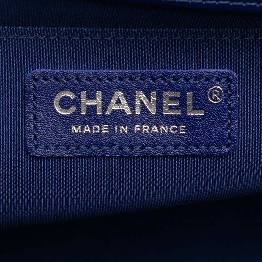 Chanel Old Medium Quilted Velvet Boy Flap - Side view