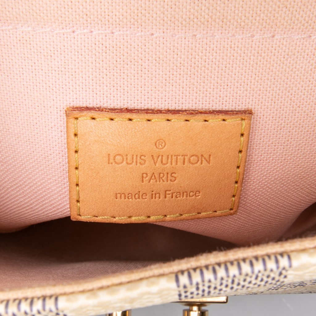 Louis Vuitton Damier Azur Croisette - Side view