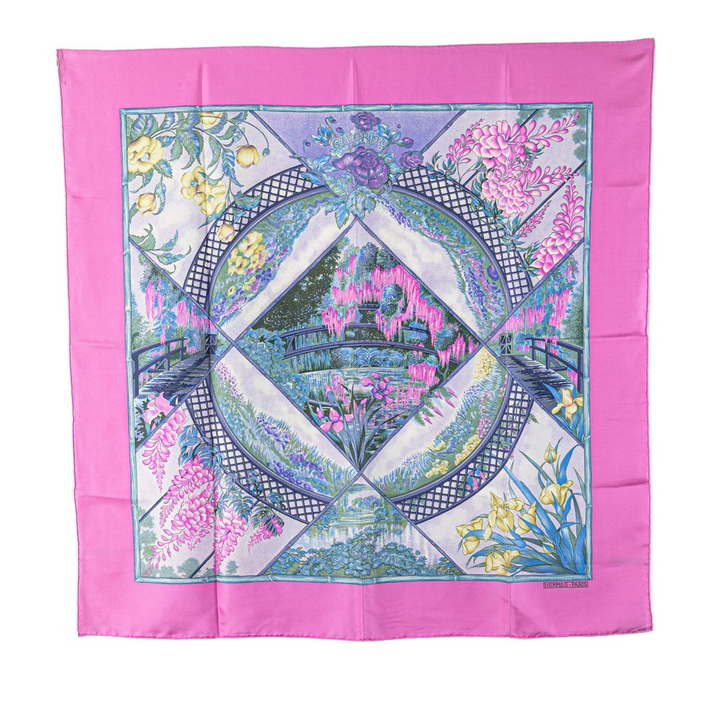 Hermès Giverny Silk Scarf