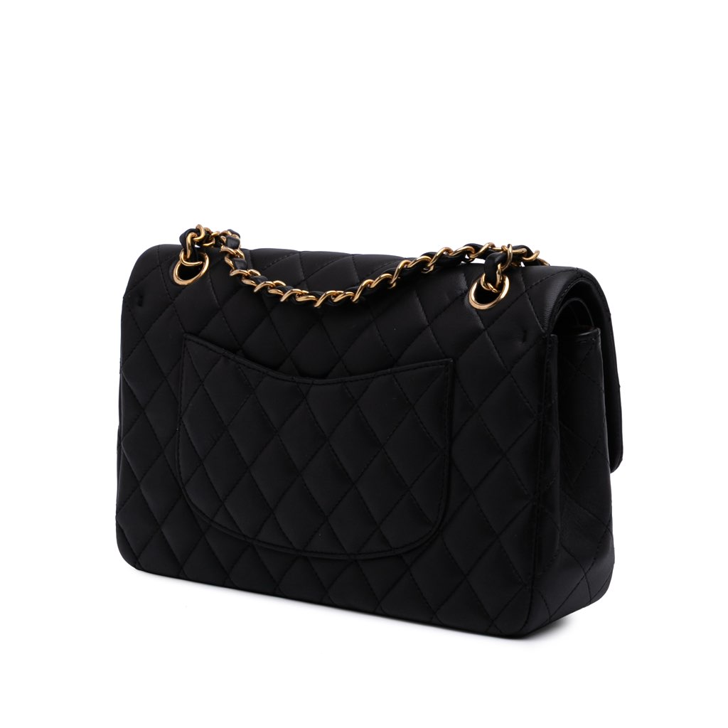 Chanel Medium Classic Lambskin Double Flap - 2