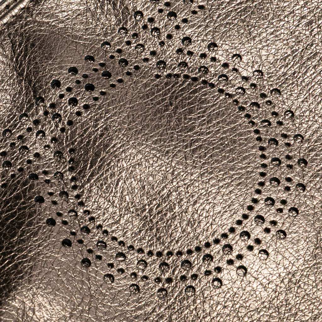 Salvatore Ferragamo Perforated Leather Gancini Shoulder Bag - Image 11