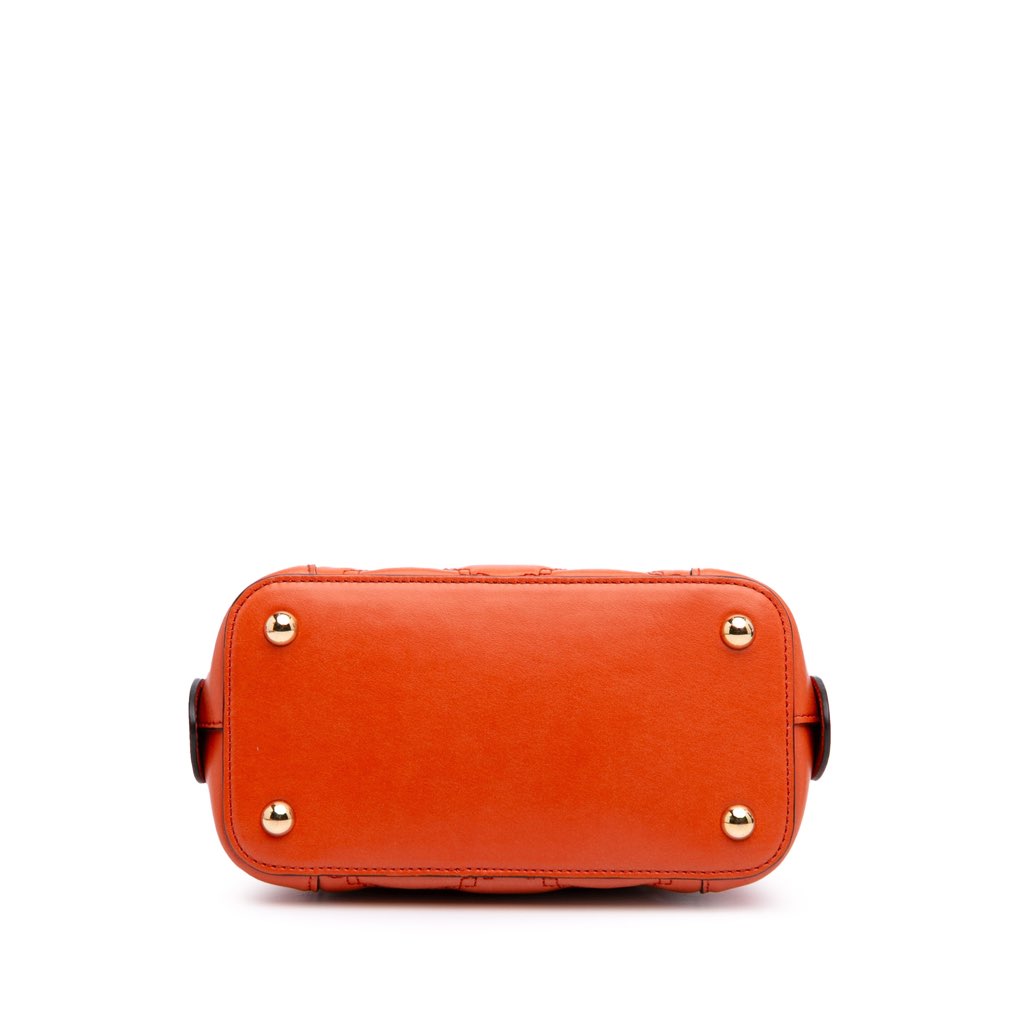 Gucci Mini GG Matelasse Calfskin Top Handle Bag - 3