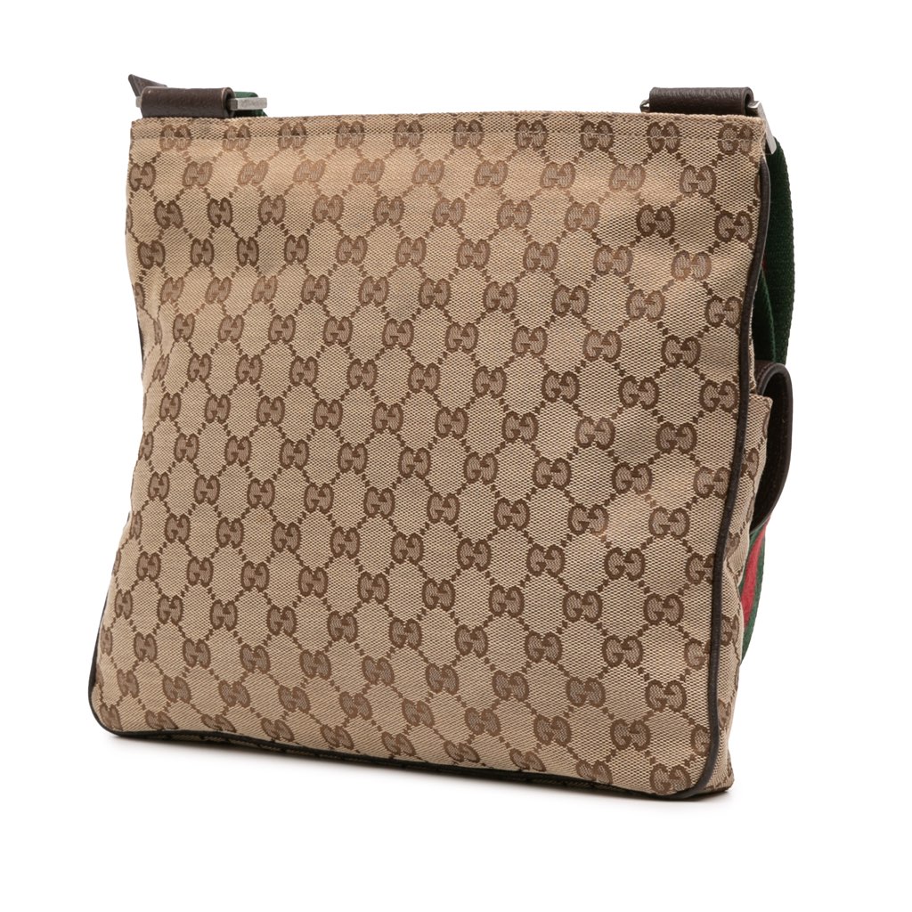 Gucci GG Canvas Web Crossbody - 2