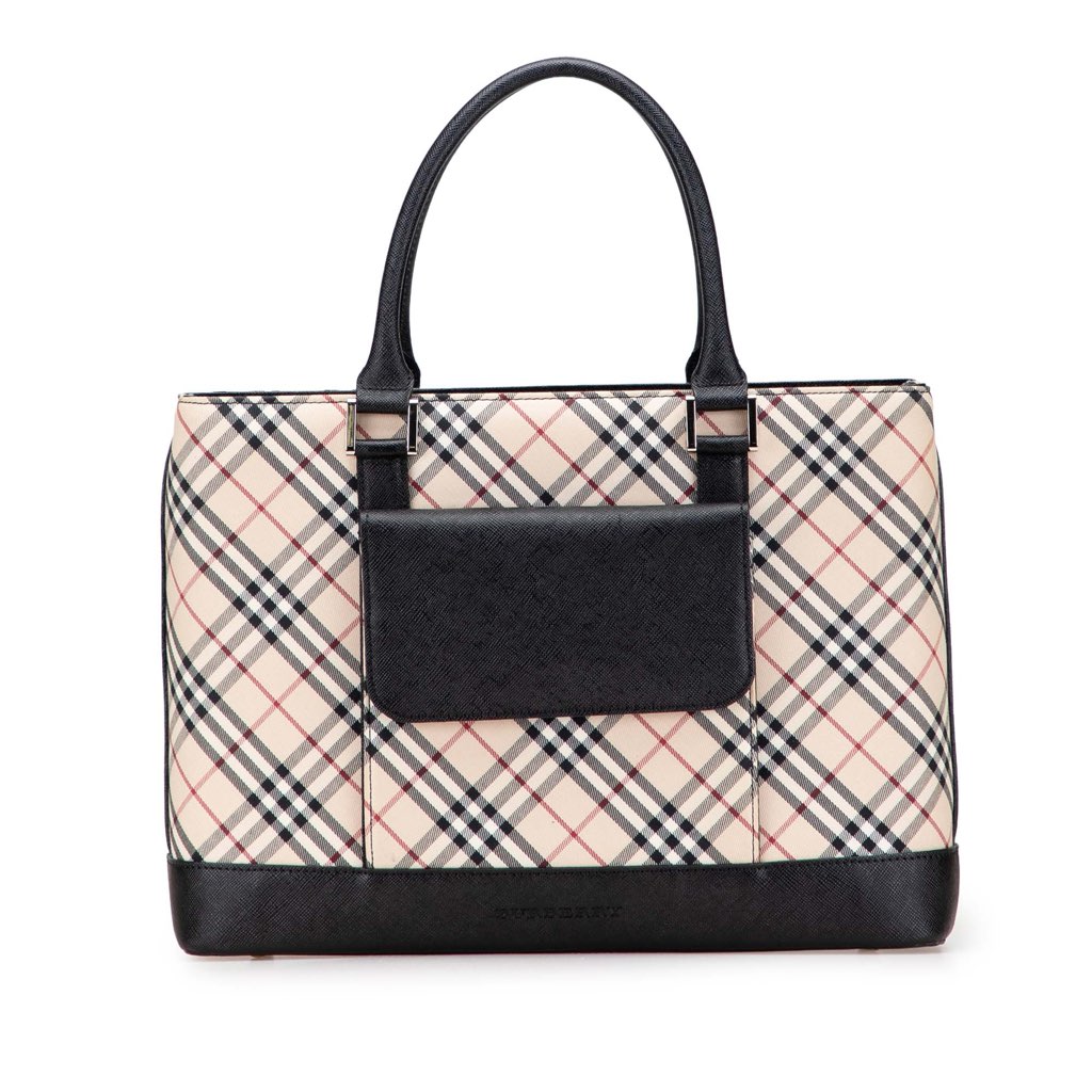 Burberry Nova Check Canvas Tote