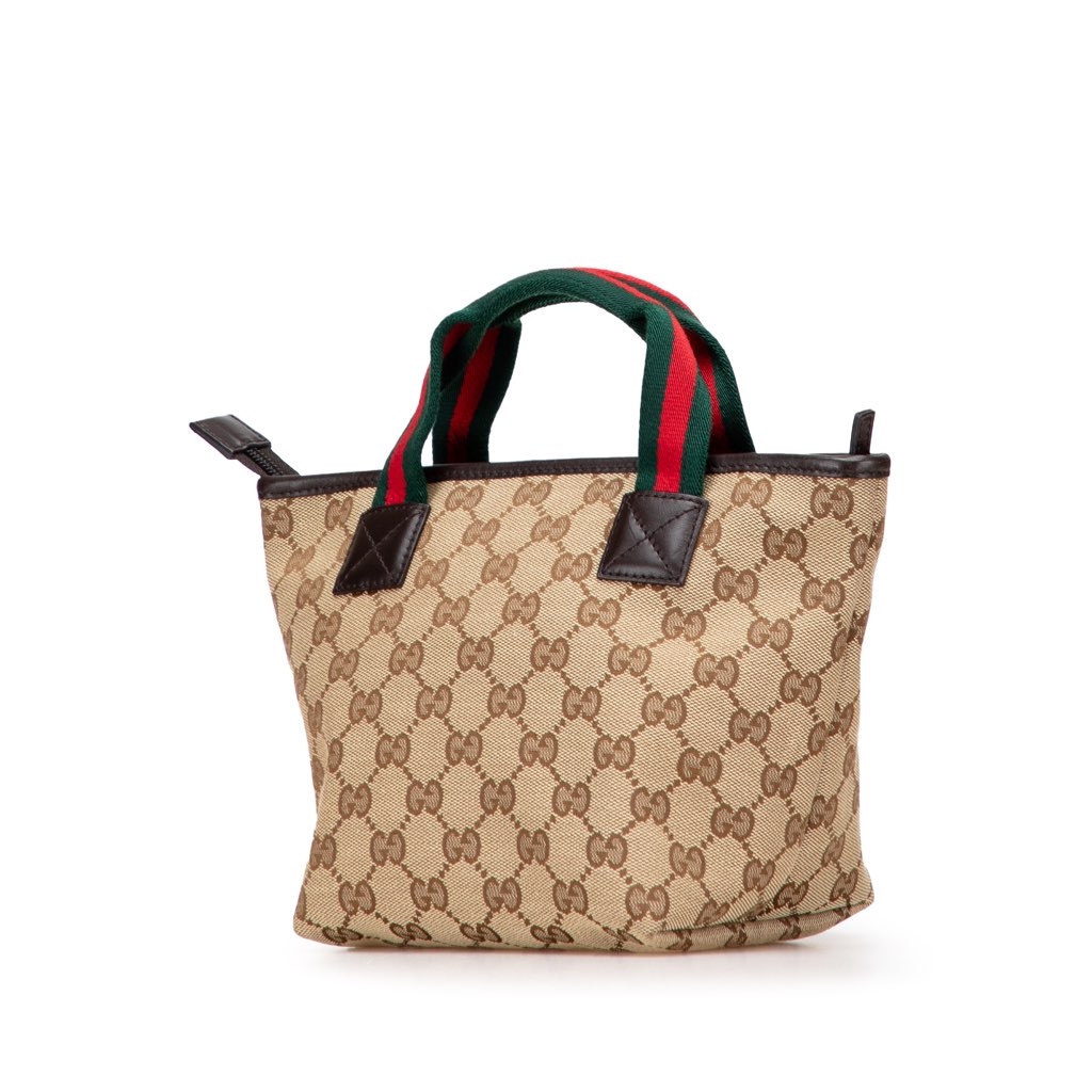 Gucci Mini GG Canvas Web Childrens Handbag - 2