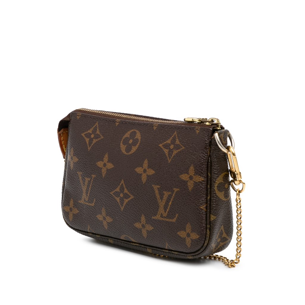 Louis Vuitton Monogram Mini Pochette Accessoires - Back view