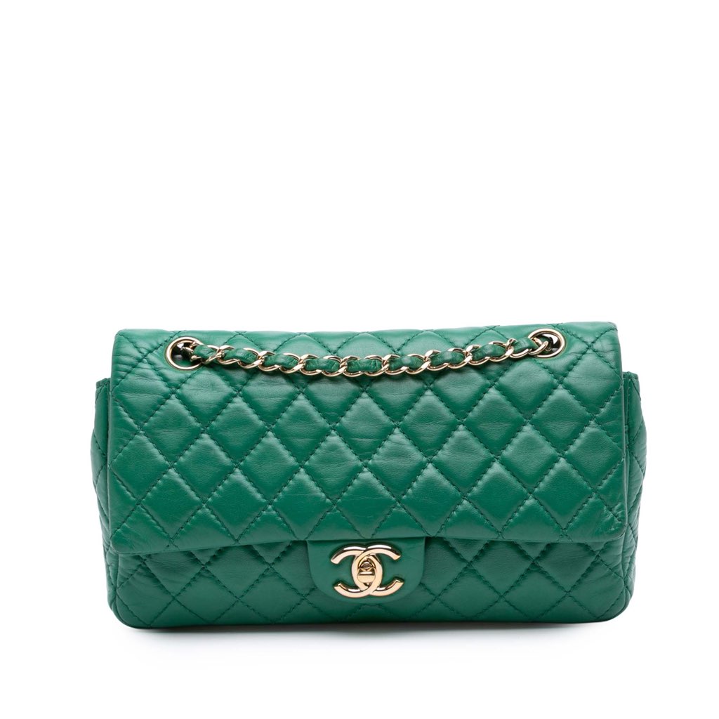 Chanel Medium Classic Lambskin Double Flap