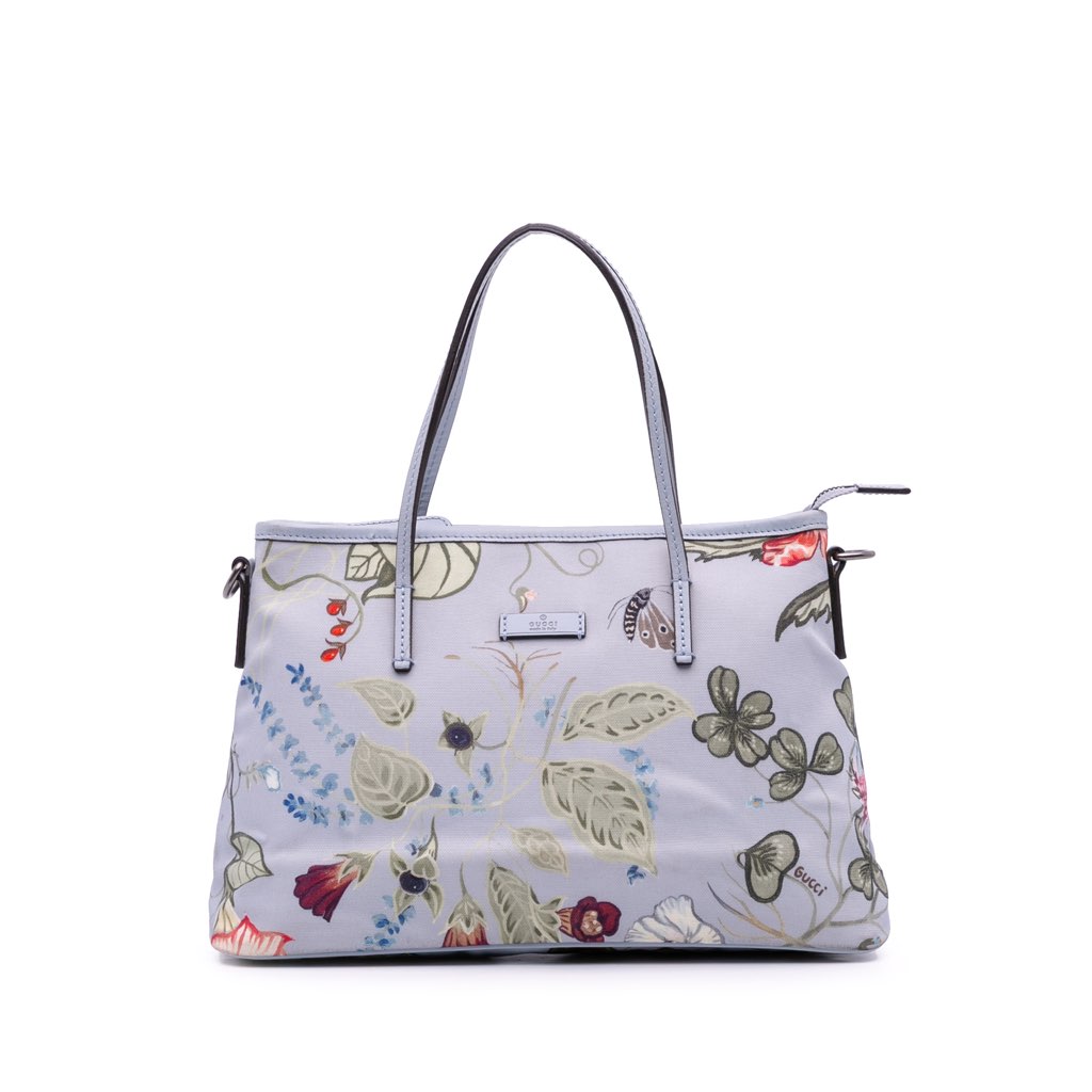 Gucci Small Canvas Flora Knight Convertible Tote