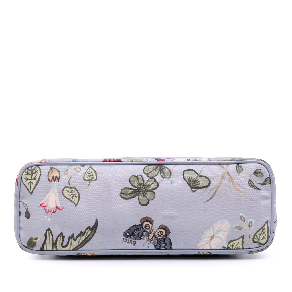 Gucci Small Canvas Flora Knight Convertible Tote - Image 6
